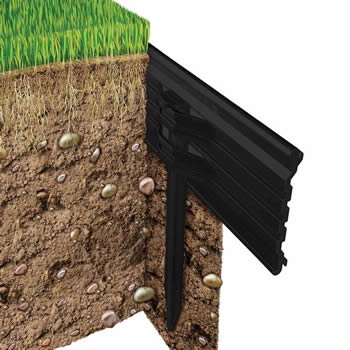 Swift Edge Garden Edging Black 12m Pack image