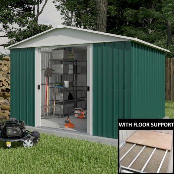 Yardmaster 1010GEYZ Metal Shed with Floor Support Frame 2.85 x 2.85m image