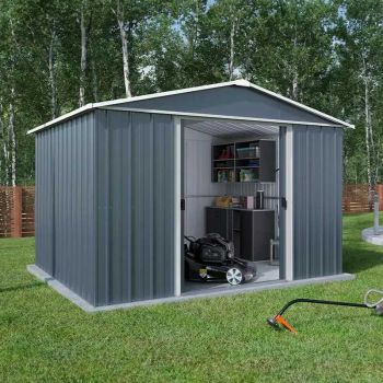 Yardmaster Castleton 1010AEYZ Metal Shed 2.85 x 2.85m image