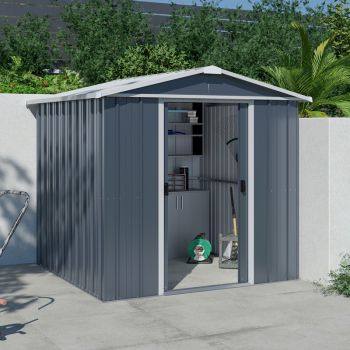 Yardmaster Castleton 67AEYZ Metal Shed 1.86 x 2.07m image