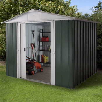 Yardmaster Emerald Deluxe 86GEYZ Metal Shed 2.26 x 1.86m image