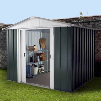 Yardmaster Emerald Deluxe 89GEYZ Metal Shed 2.26 x 2.67m image