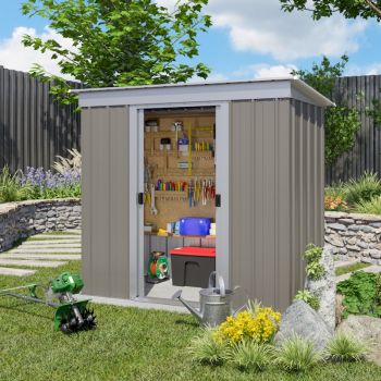 Yardmaster Platinum 64TPZ Pent Metal Shed 1.84 x 1.04m image