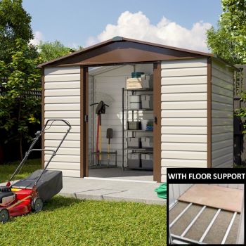 Yardmaster Shiplap 106TBSL Metal Shed with Floor Support Frame 2.85 x 1.86m image