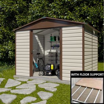 Yardmaster Shiplap 108TBSL Metal Shed with Floor Support Frame 2.85 x 2.26m image