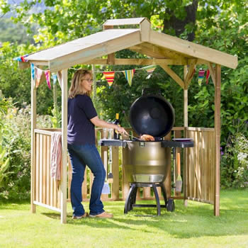 Zest Ashton BBQ Shelter Gazebo image