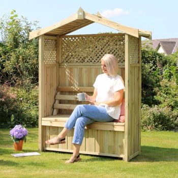 Zest Dorset Arbour with Storage Box image