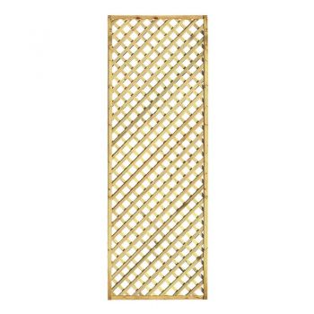 Zest Hillside Diamond Trellis 2ft x 6ft - 3 Pack image