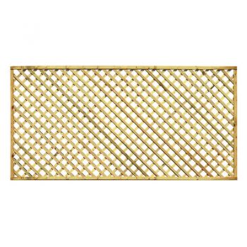 Zest Hillside Diamond Trellis 3ft x 6ft - 3 Pack image