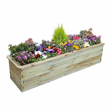 Zest Sleeper Raised Bed - Narrow - 45cm High image