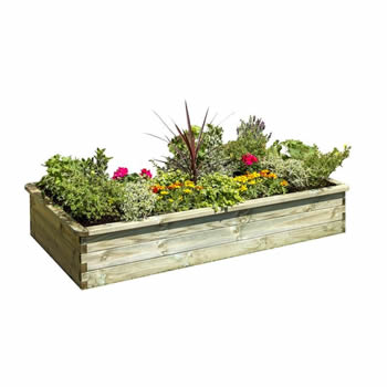 Zest Sleeper Raised Bed - Wide - 30cm High image