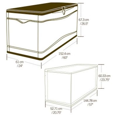 Lifetime Large Plastic Storage Box