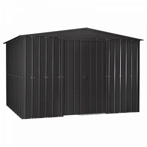 Lotus Apex 10x7 Anthracite Grey Metal shed