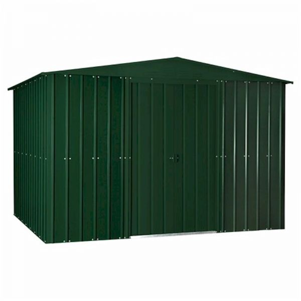 Lotus Apex 10x8 Heritage Green Metal shed