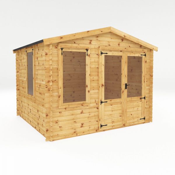 Mercia Log Cabin 3.3m x 3.0m - 19mm