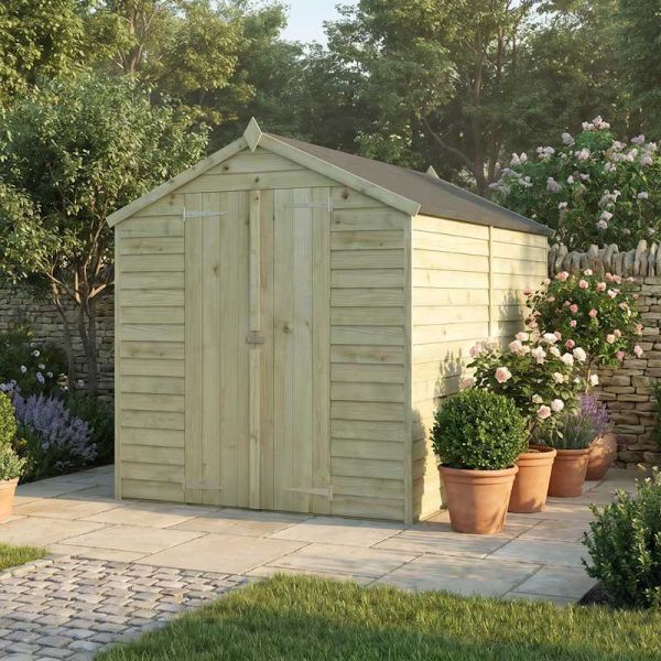 Mercia Overlap Apex Shed 10x6 - Windowless