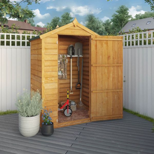 Mercia Overlap Apex Shed 3x4 - Windowless