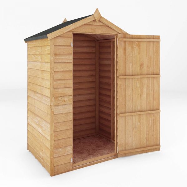 Mercia Overlap Apex Shed 3x4 - Windowless