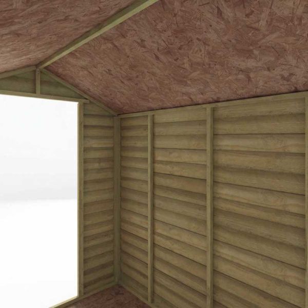Mercia Overlap Apex Shed 7x5 - Windowless