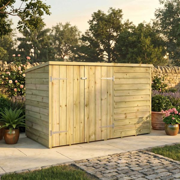 Mercia Overlap Pent Bike Store 3x6