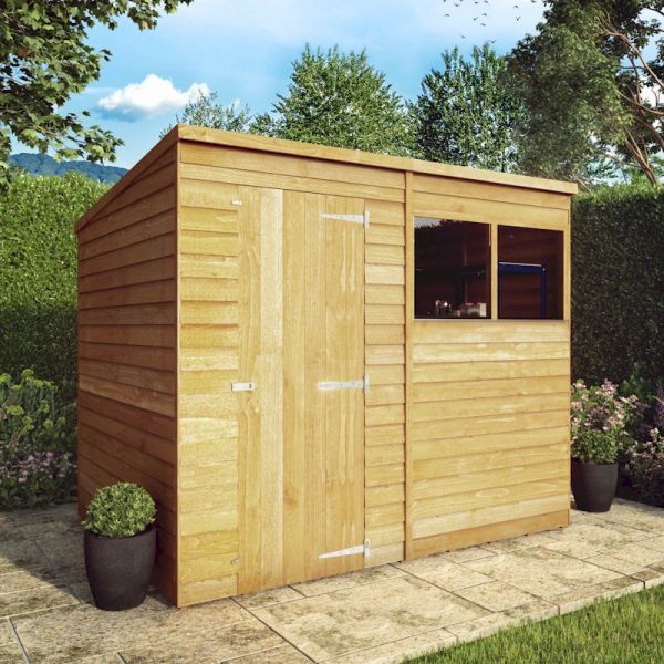 Mercia Overlap Pent Shed 8x6