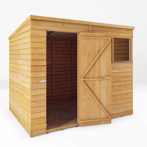 Mercia Overlap Pent Shed 8x6