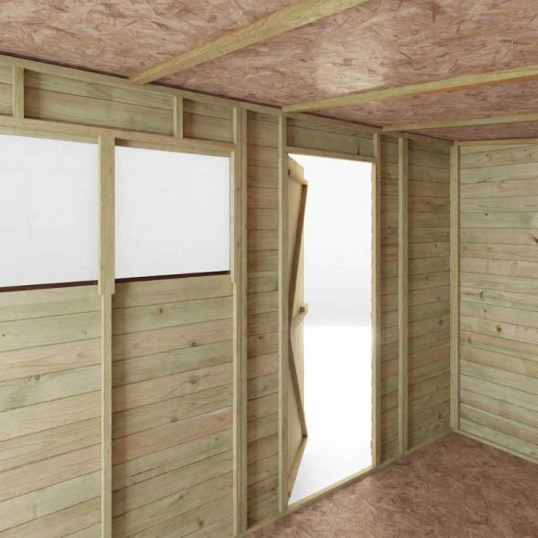 Mercia Overlap Pent Shed 8x6