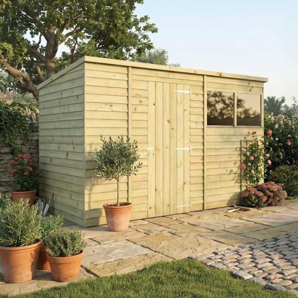 Mercia Overlap Pent Shed 8x6