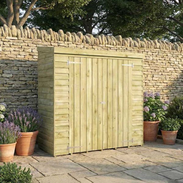Mercia Overlap Pent Store 6x2