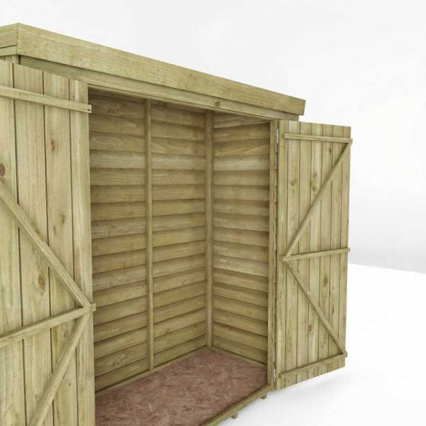 Mercia Overlap Pent Store 6x2