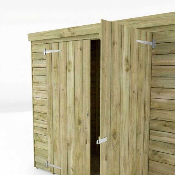 Mercia Overlap Pent Store 6x2