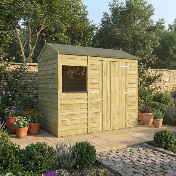 Mercia Overlap Reverse Apex Shed 6x4