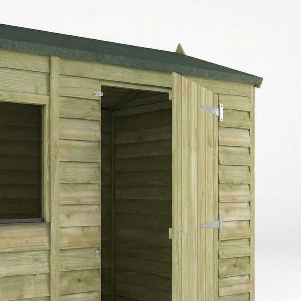 Mercia Overlap Reverse Apex Shed 6x4