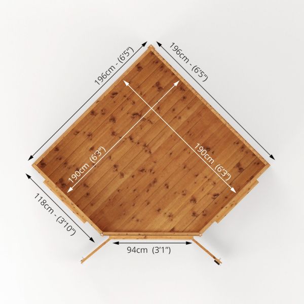Mercia Premium Corner Summerhouse 7x7