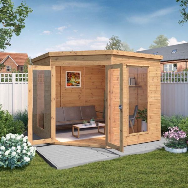 Mercia Premium Corner Summerhouse 8x8