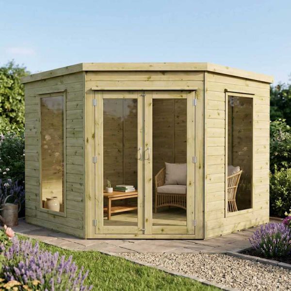 Mercia Premium Corner Summerhouse 8x8