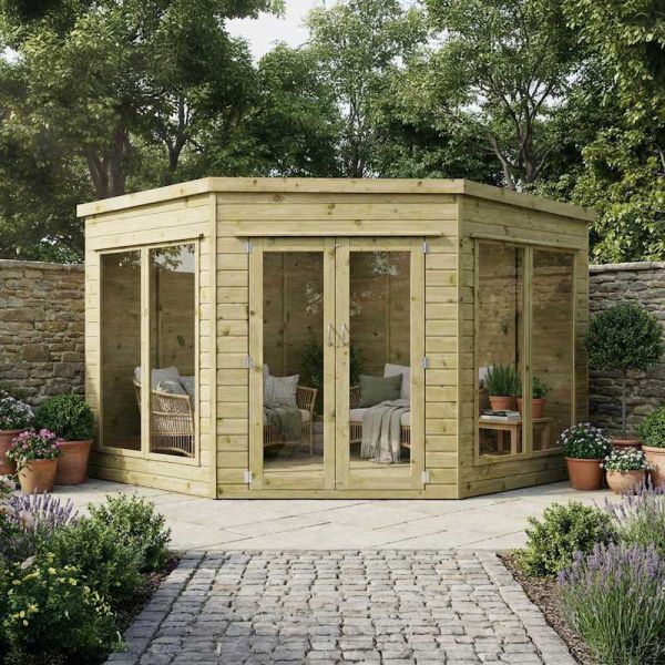 Mercia Premium Corner Summerhouse 9x9
