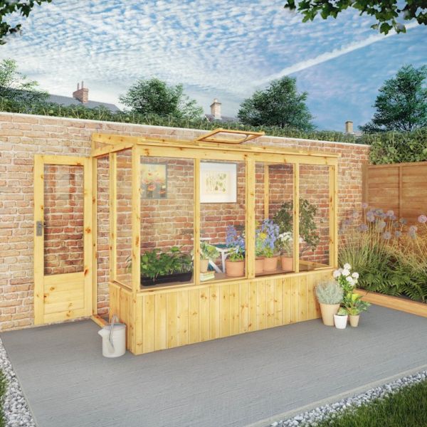 Mercia Premium Pent Greenhouse 8x4