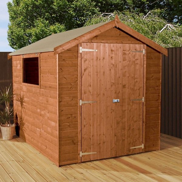 8x8 iceni pent shiplap wooden shed with assembly service
