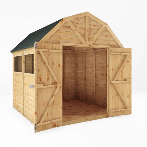 Mercia Premium Shiplap Dutch Barn Shed 8x8