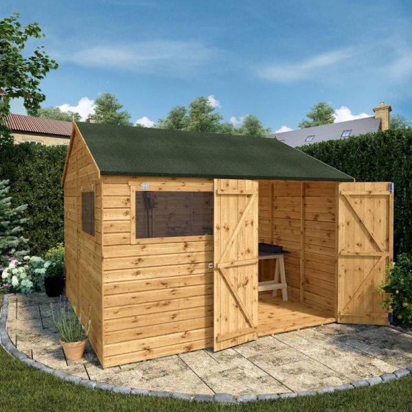 Mercia Premium Shiplap Reverse Apex Workshop 10x10