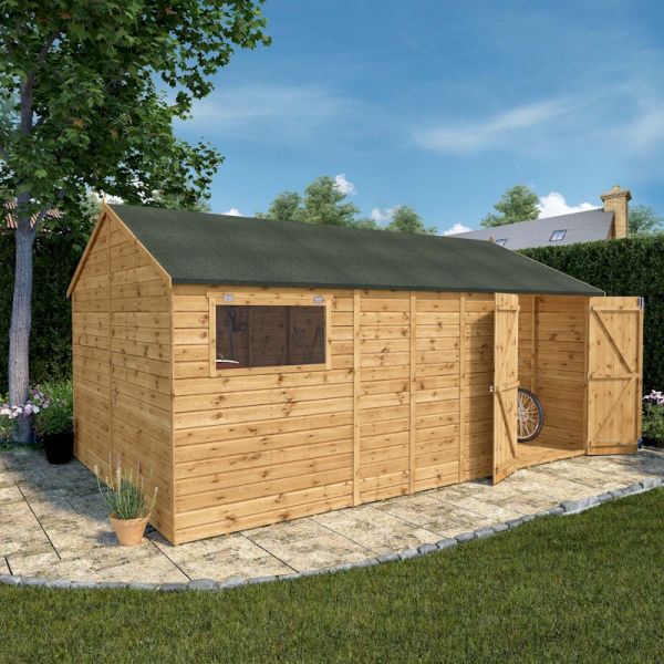 Mercia Premium Shiplap Reverse Apex Workshop 16x10