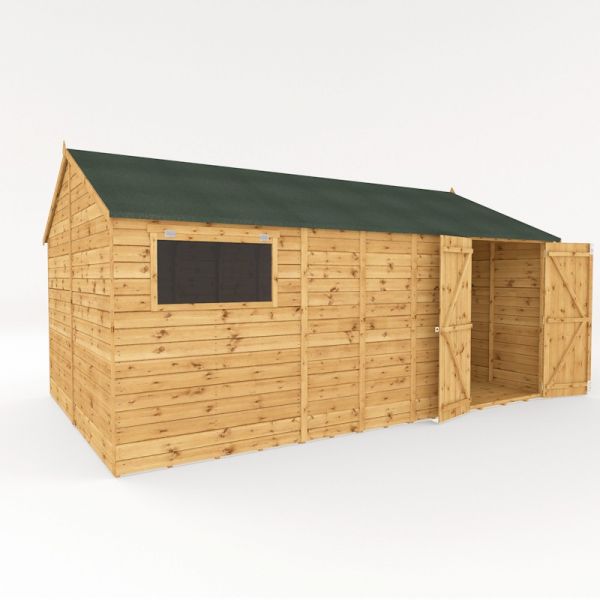 Mercia Premium Shiplap Reverse Apex Workshop 16x10