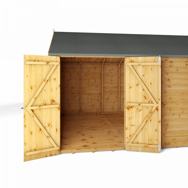 Mercia Premium Shiplap Reverse Apex Workshop 18x10