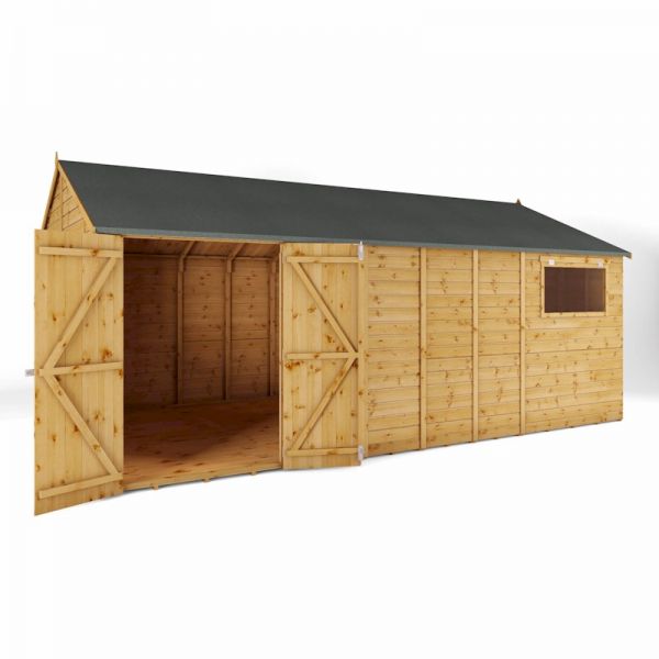 Mercia Premium Shiplap Reverse Apex Workshop 18x10