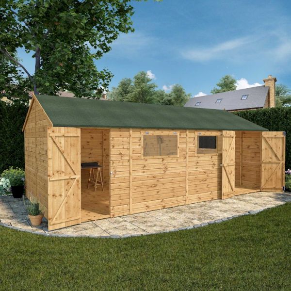 Mercia Premium Shiplap Reverse Apex Workshop 20x10