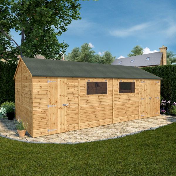 Mercia Premium Shiplap Reverse Apex Workshop 20x10