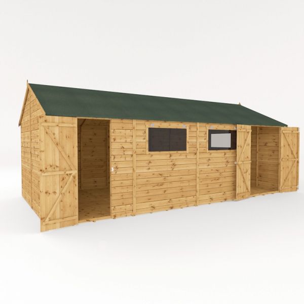 Mercia Premium Shiplap Reverse Apex Workshop 20x10