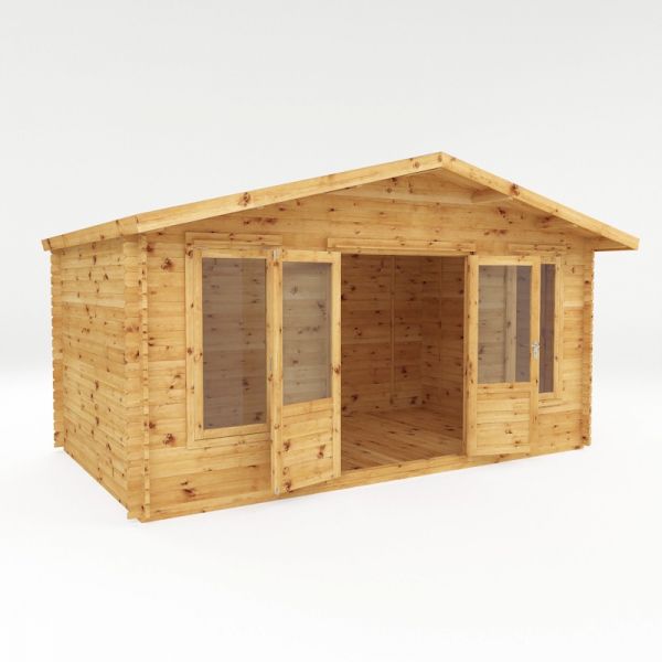 Mercia Retreat Log Cabin 5m x 3m - 28mm - Double Glazed