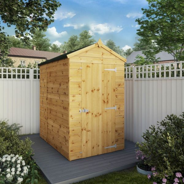 Mercia Shiplap Apex Shed 6x4 - Windowless